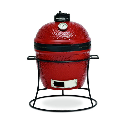 Kamado Joe "Joe Jr." Charcoal BBQ Grill Smoker with Elements Pack