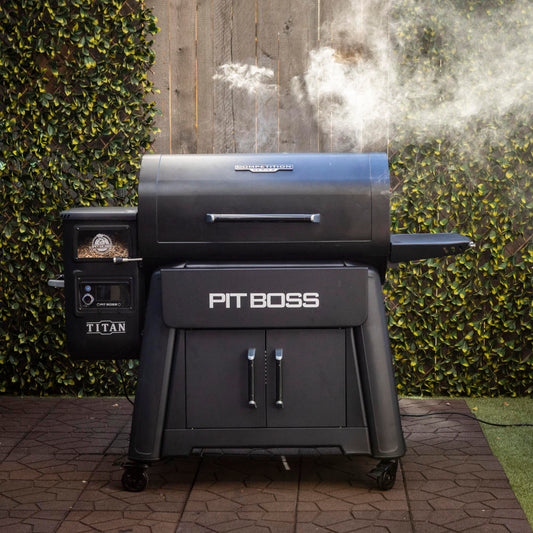 Pit Boss Competition Series Titan 1600 Wood Pellet Grill - Free 6-Piece Cast Iron Cooking Set Included