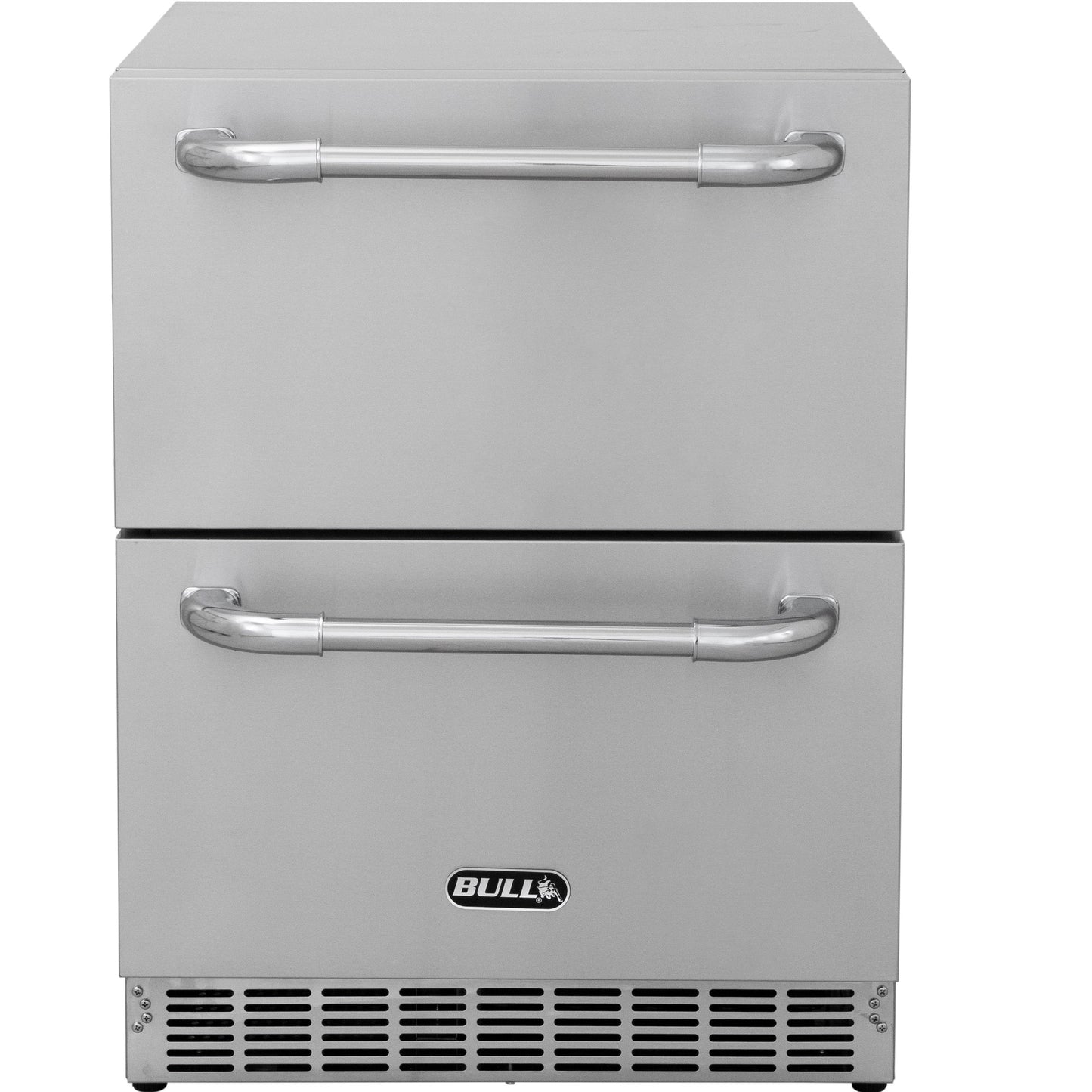 Bull BBQ Component Double Drawer Premium Outdoor Rated S/Steel Fridge 150Lts