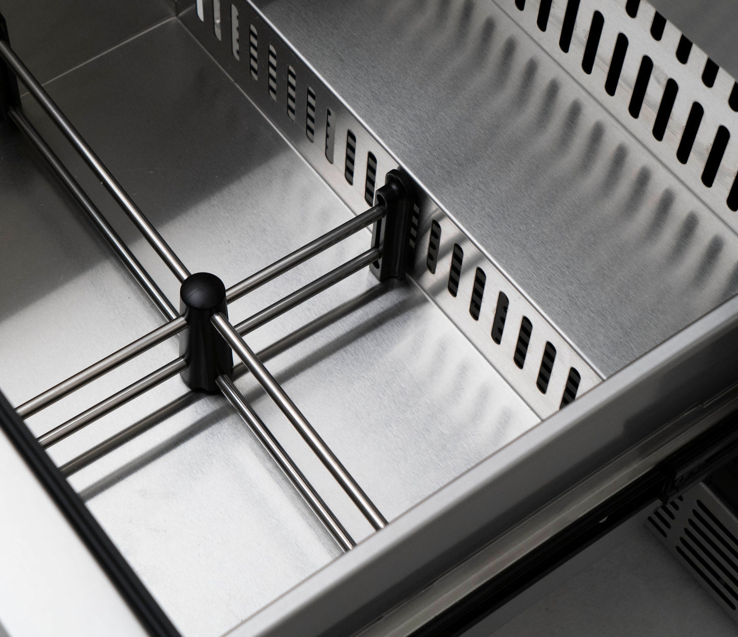 Bull BBQ Component Double Drawer Premium Outdoor Rated S/Steel Fridge 150Lts