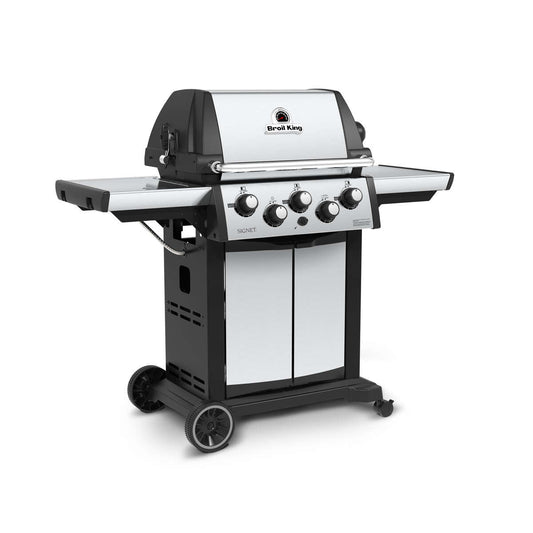 Broil King Signet 390 Gas BBQ - Includes Side Burner & Rotisserie