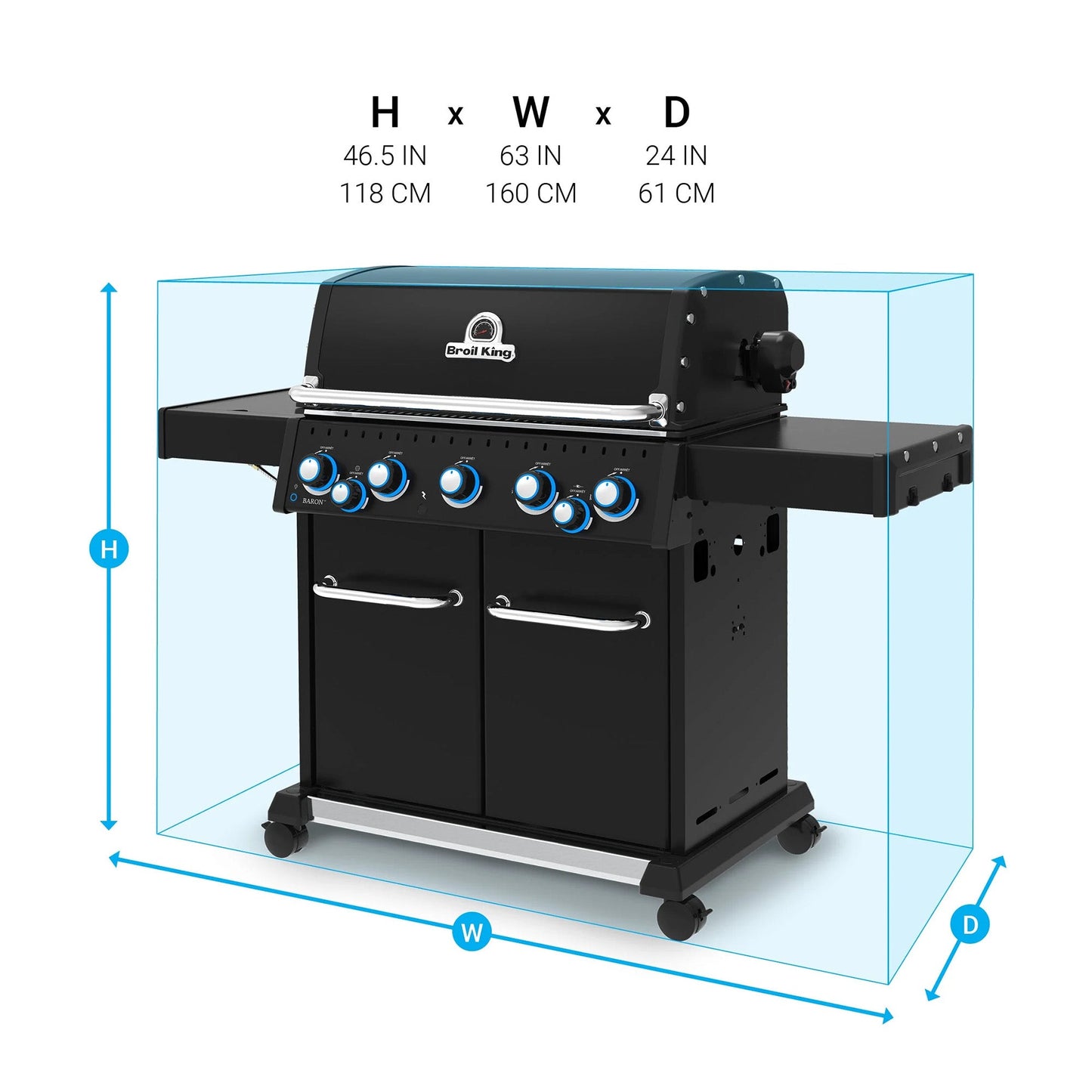 Broil King Baron 590 IRX Shadow Gas BBQ