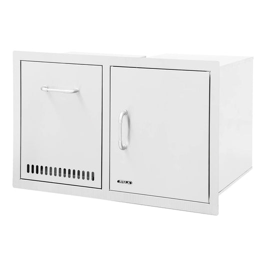 Bull BBQ Component 80cm Door and Gas Tank Drawer Combo