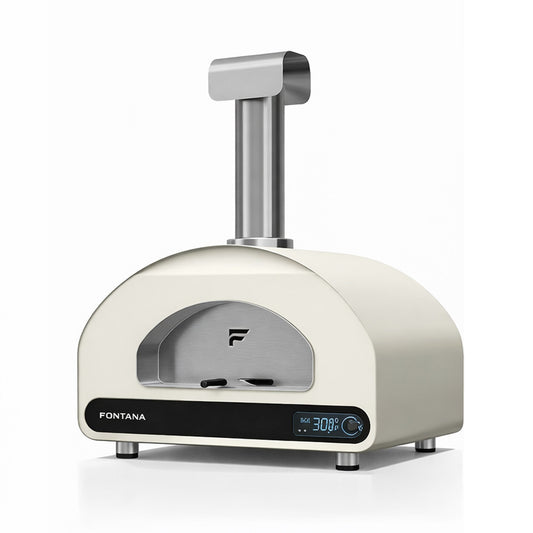 Fontana Volta 70 Duel Fuel Countertop Pizza Oven - Grey/White