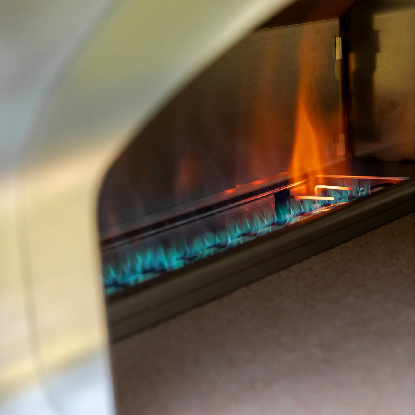 Fontana Volta 90 Duel Fuel Countertop Pizza Oven - Grey/White
