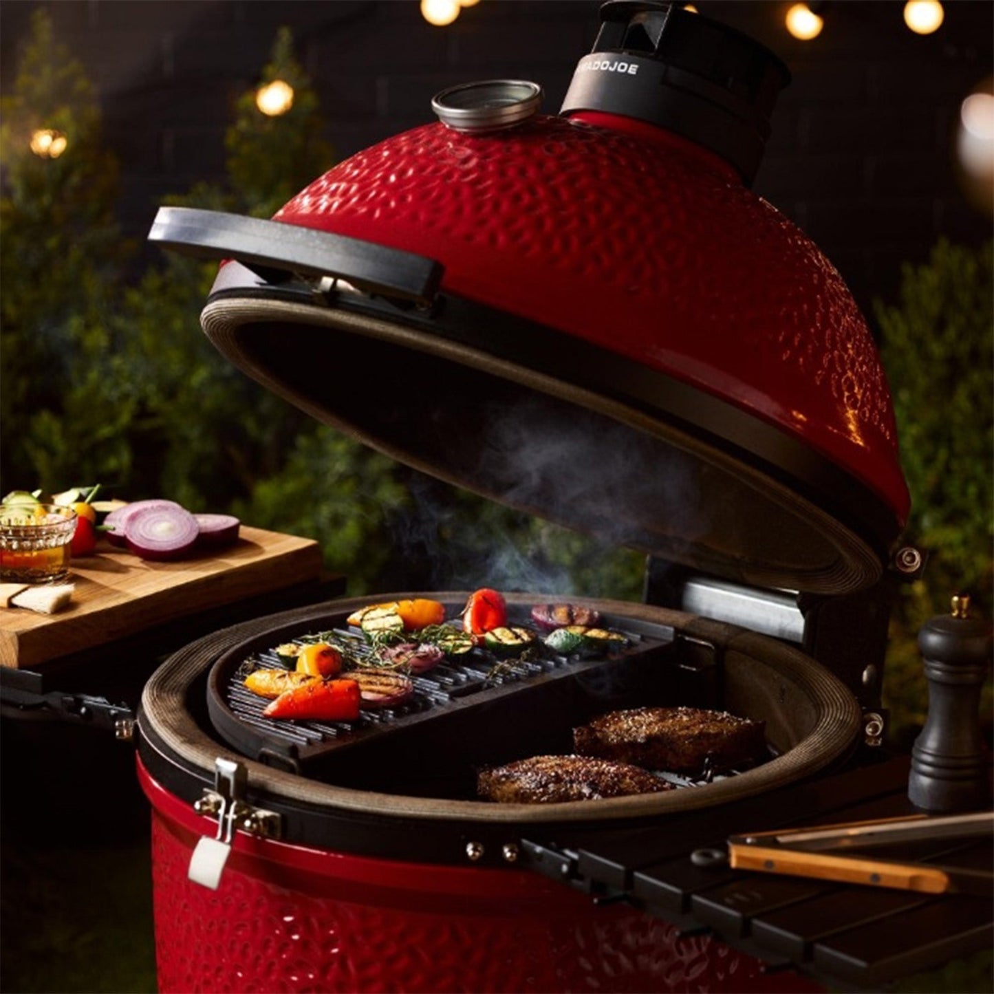 Kamado Joe Classic II Charcoal Grill With Pathfinder Pack