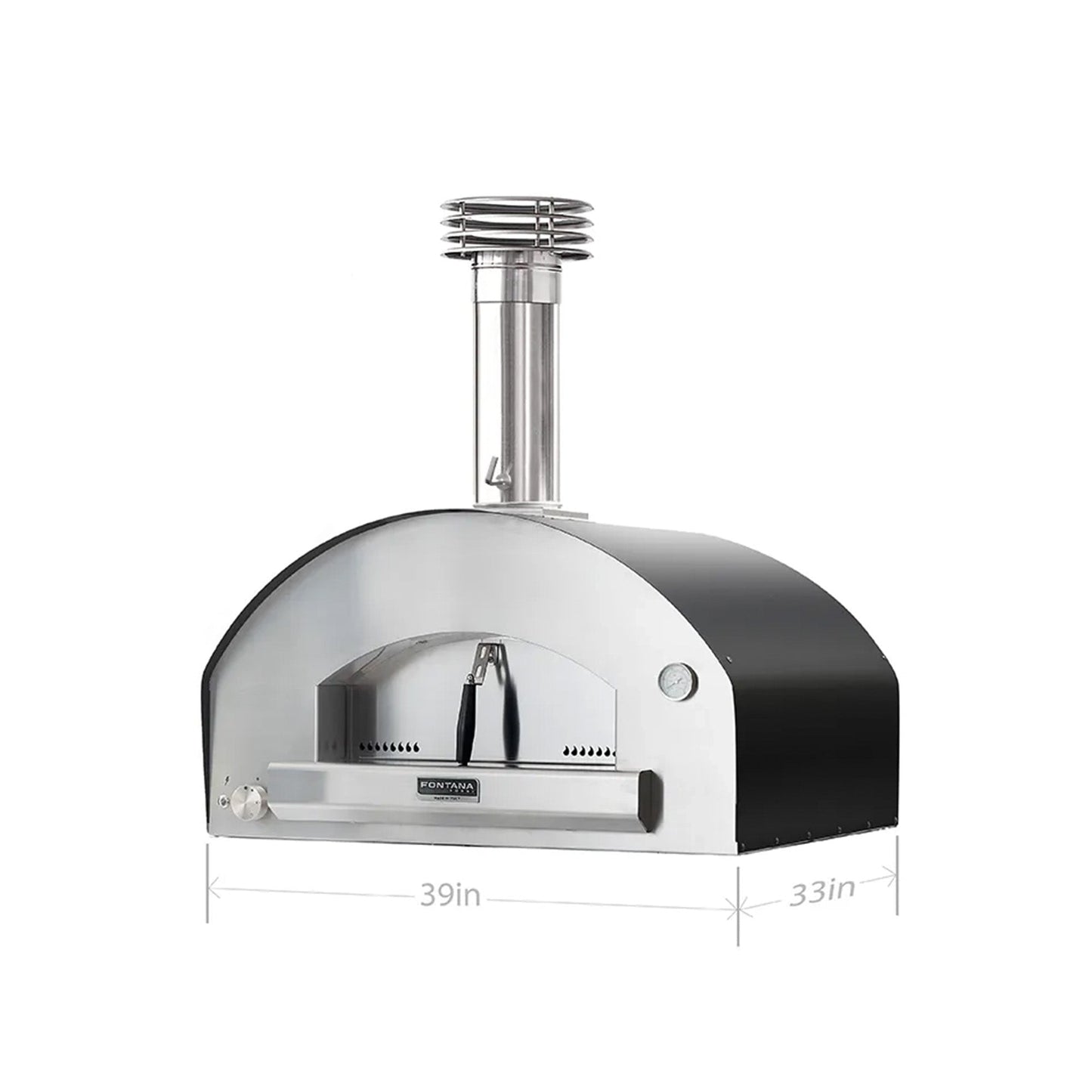 Fontana Mangiafuoco Build in Dual Fuel Pizza Oven - Available in 2 Colours
