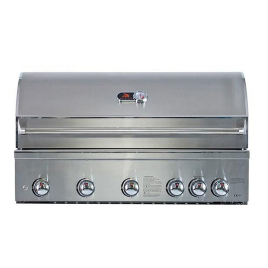Whistler Burford 5 Built-In Gas BBQ - Silver