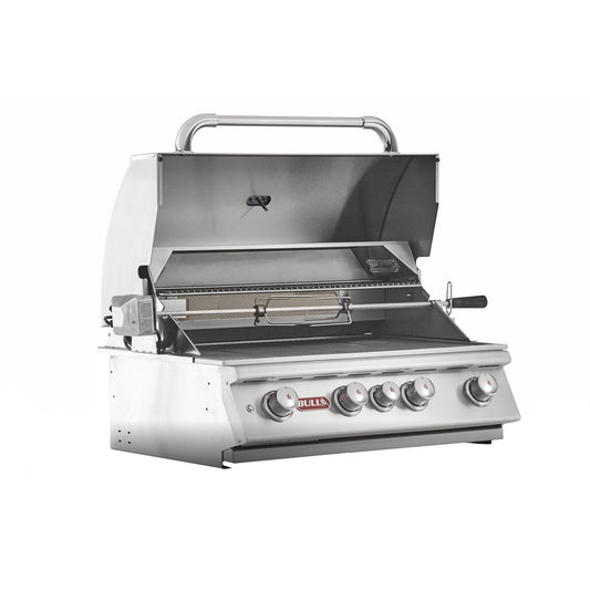 Bull BBQ Component Angus Built-in 4 Burner Gas BBQ Grill - Stainless Steel