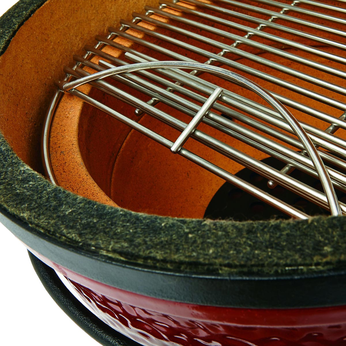 Kamado Joe "Joe Jr." Charcoal BBQ Grill Smoker with Elements Pack