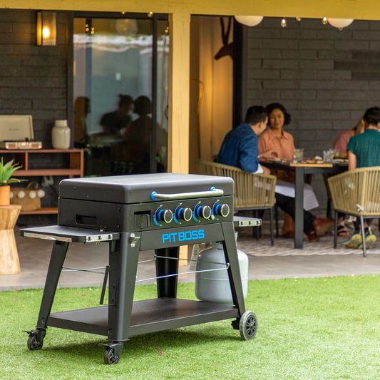 Pit Boss Ultimate Griddle 4 Burner Gas BBQ - Free Cover Included