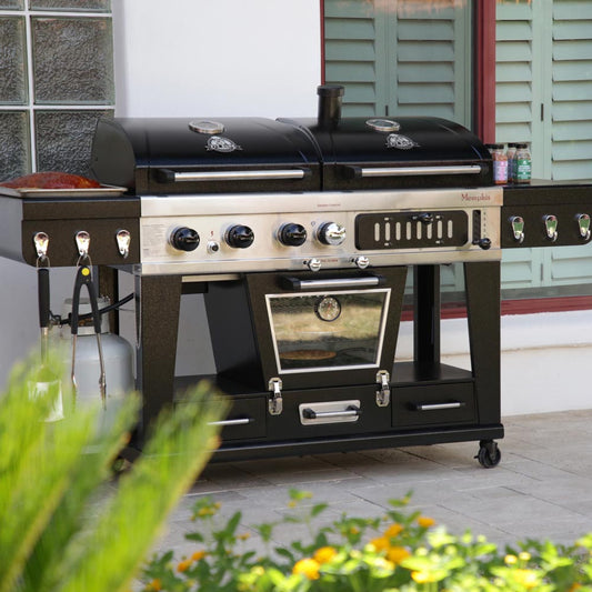 Pit Boss Memphis 1 Ultimate Grill - Multi Fuelled Grill - Free Cover