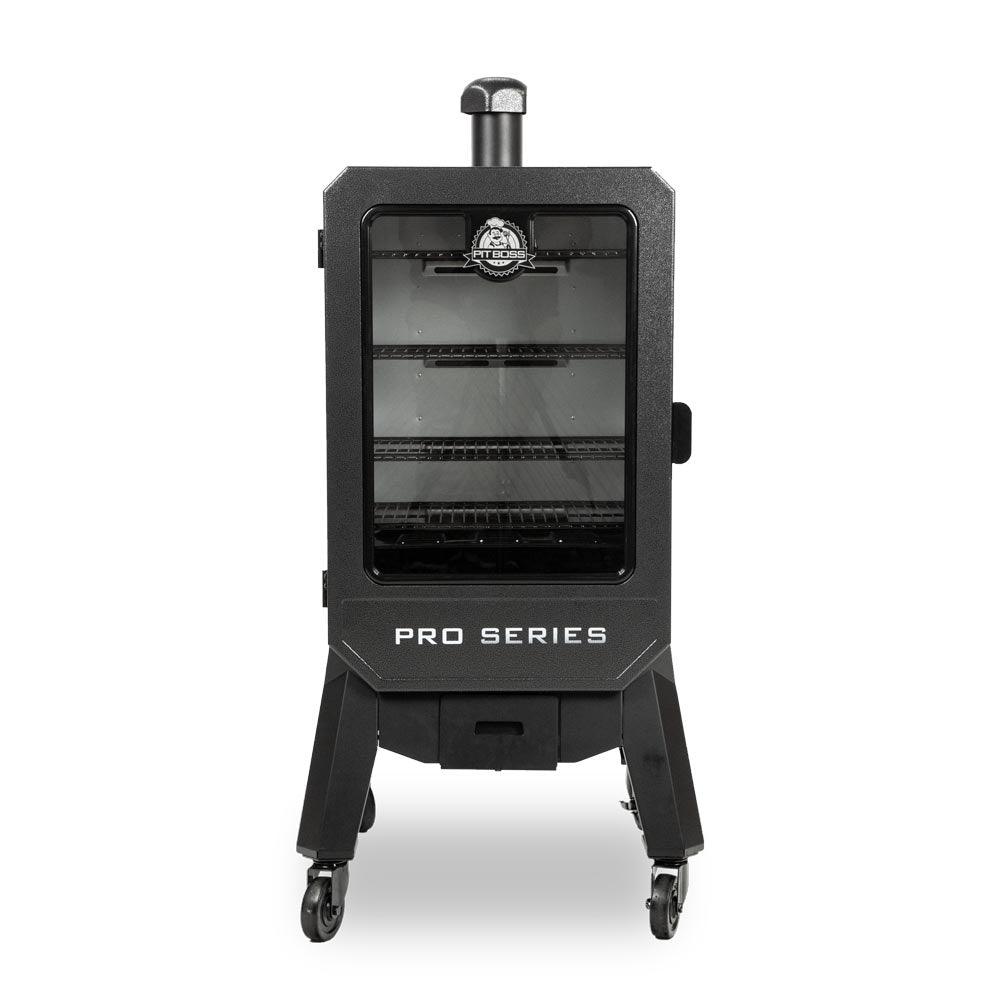 Pit Boss V4PWood Pellet Smoker - With Wi-Fi &amp; Bluetooth Connectivity - Free 6-Piece Cast Iron Cooking Set Included